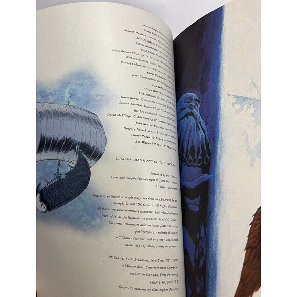 Lucifer Volume 6: Mansions Of The Silence by Mike Dringenberg Paperback - Picture 8 of 9